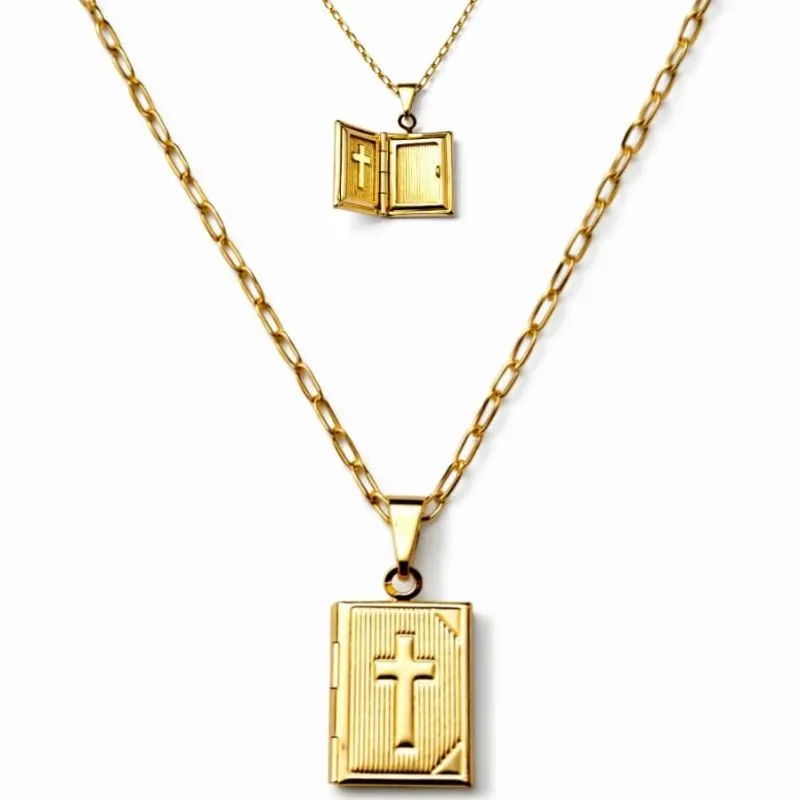 Corrente Relicário Bíblia
