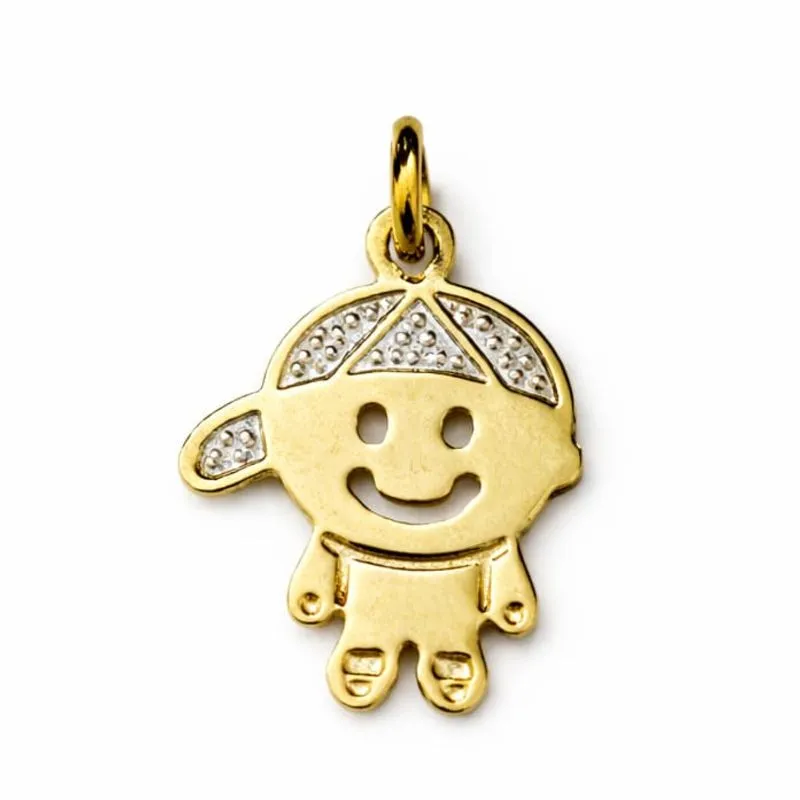 Pingente filho com boné