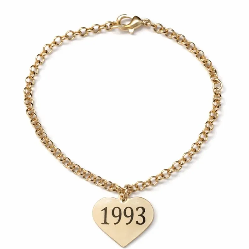 Pulseira Coração Personalizada