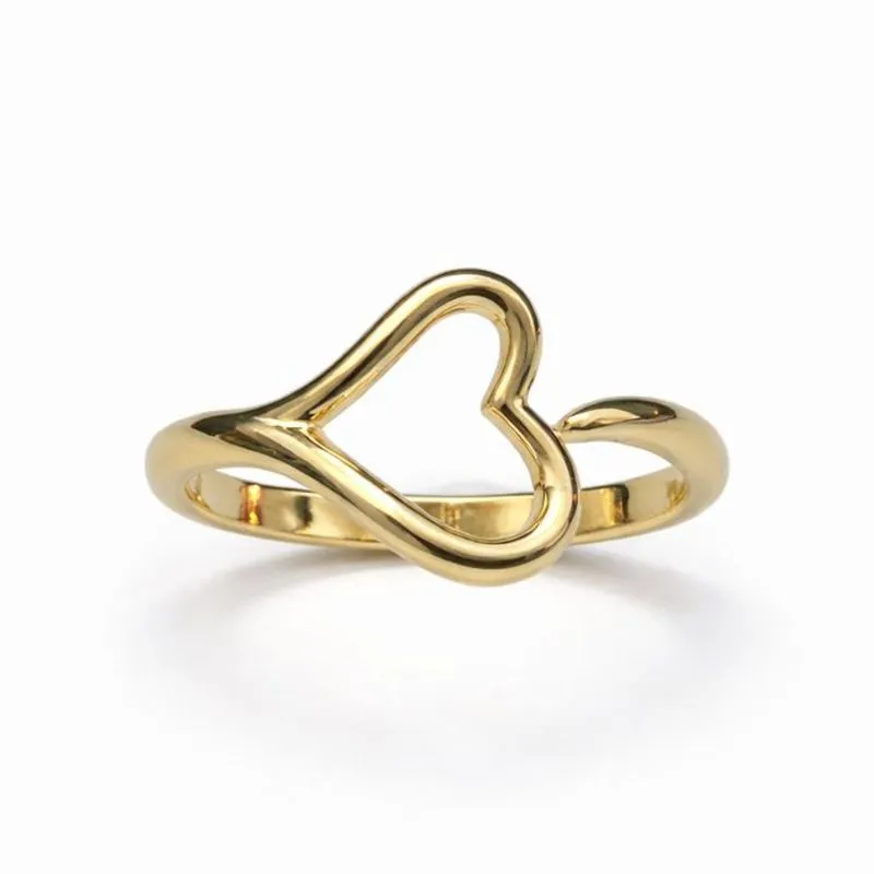 Anel Coração Vazado