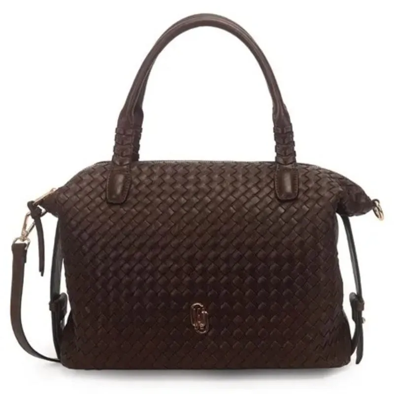 Bolsa Baú Grande Tressê Marrom Café