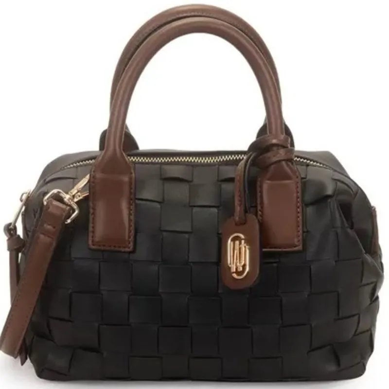 Bolsa Baú Média Tressê WJ Preta