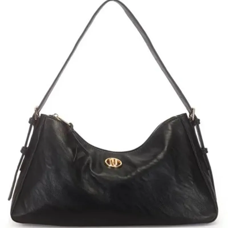 Bolsa Hobo Grande Básica WJ Preta