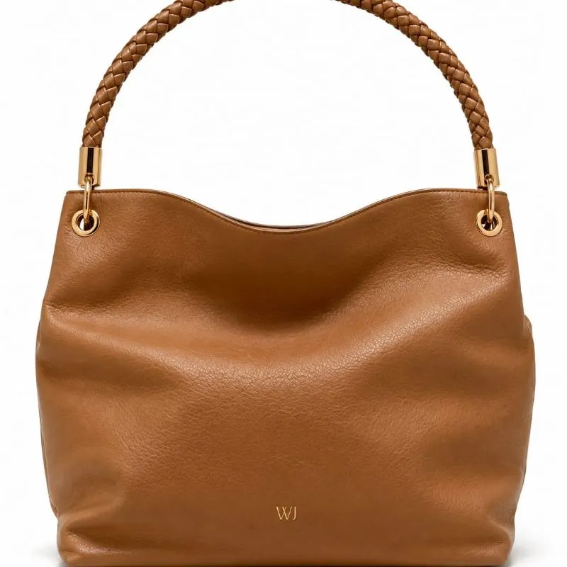 Bolsa Hobo Grande WJ Bege