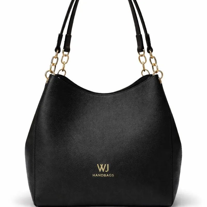 Bolsa Hobo Grande WJ Preta.
