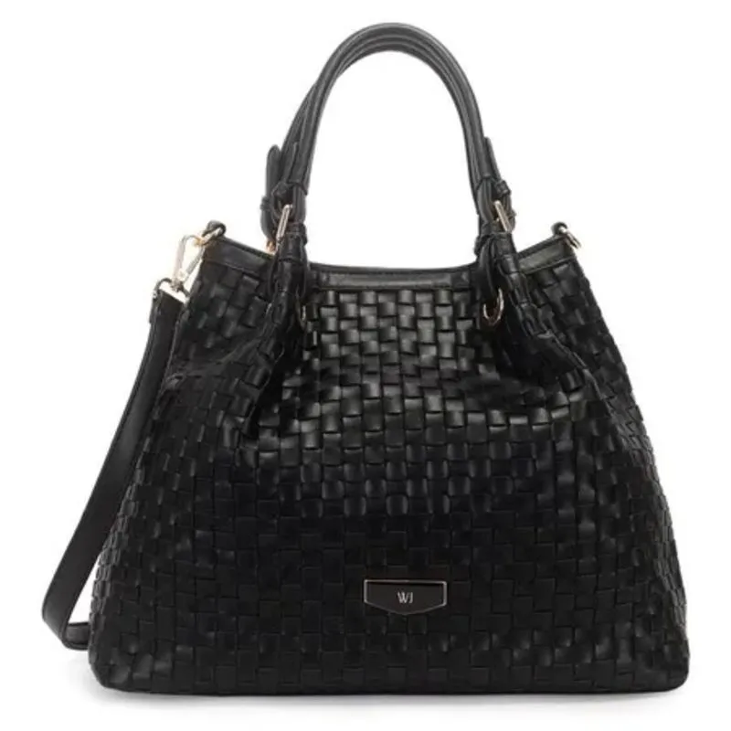 Bolsa Satchel Grande Grease Preta