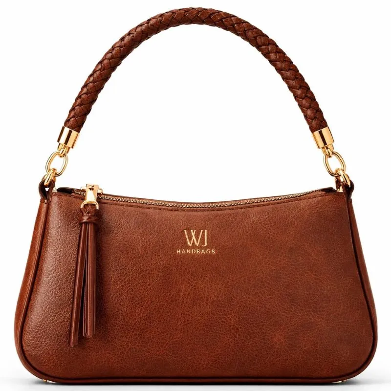 Bolsa WJ Tresse Marrom Café.