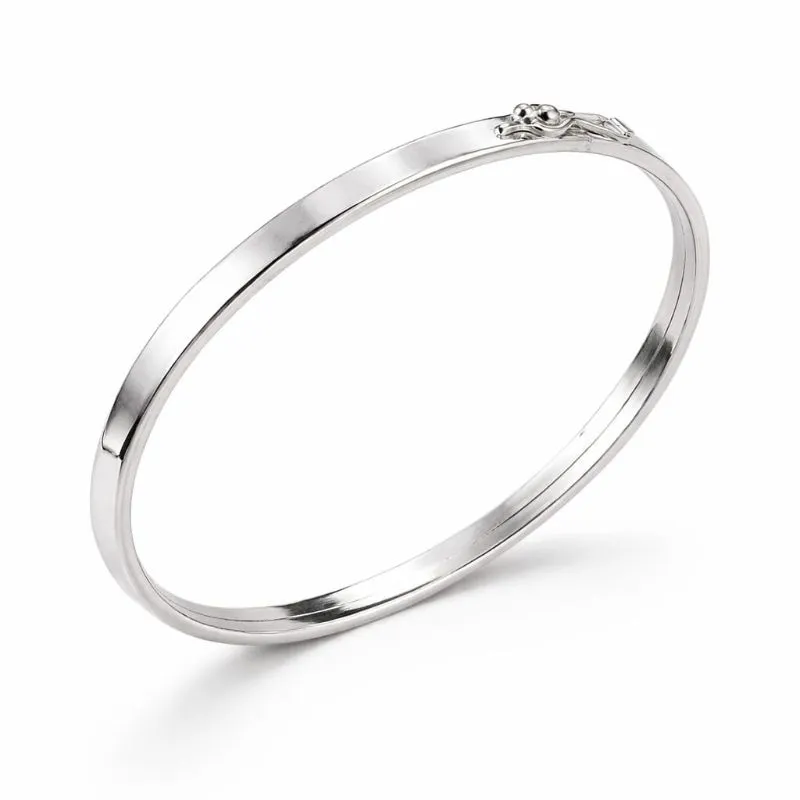 Bracelete Prata 925 Oval