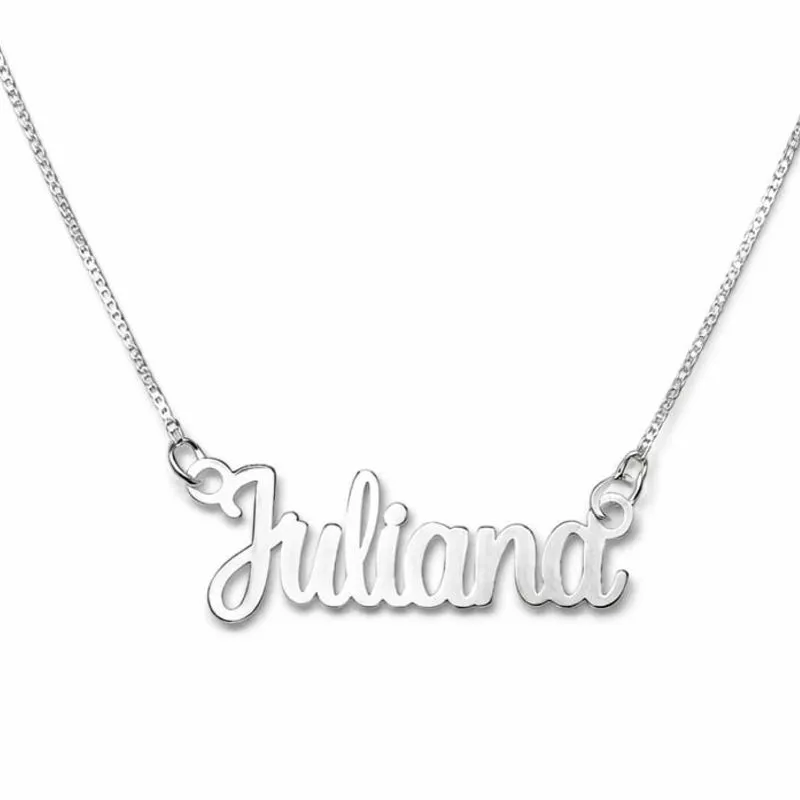 Colar Nome Personalizado em Prata 925.