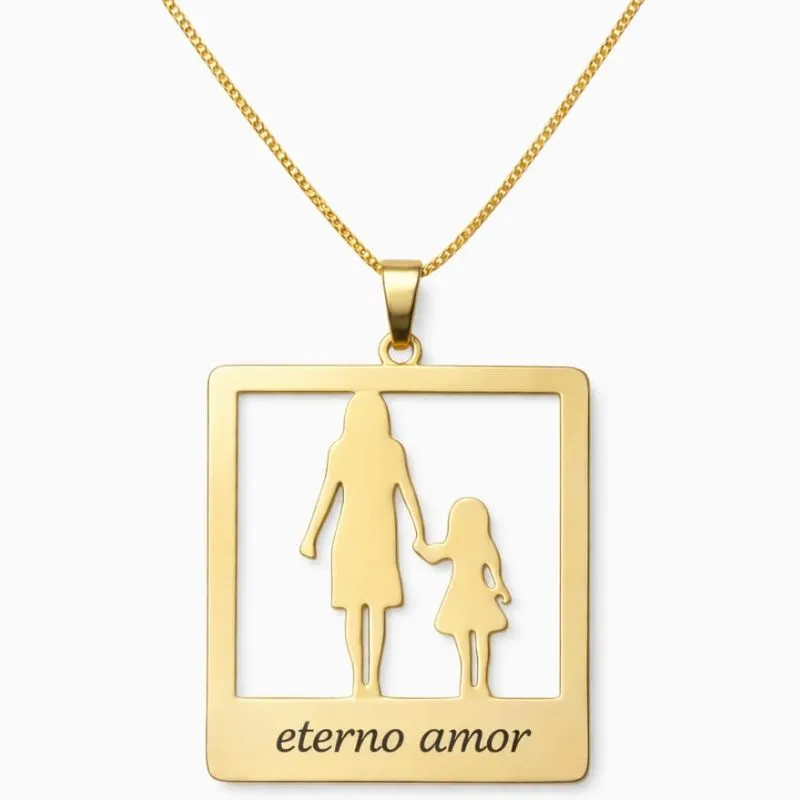 Colar Personalizado Mãe e Filha.