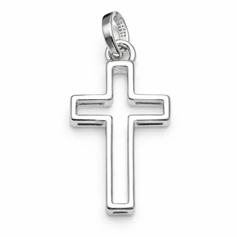 Pingente Cruz em Prata 925.