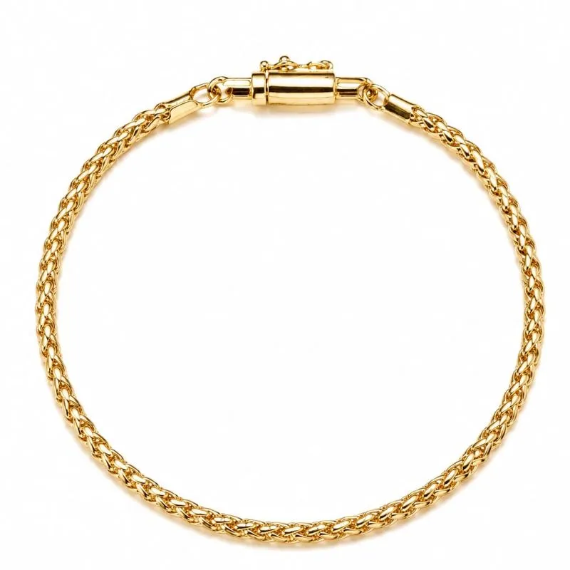 Pulseira Masculina Elos Lacraia 23cm.