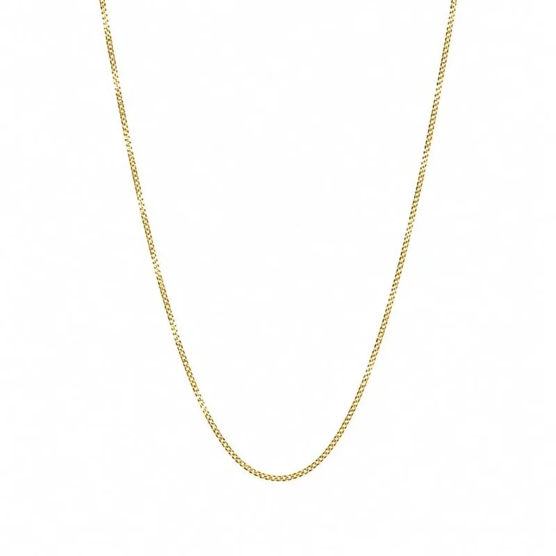 Corrente Veneziana 35cm Banhada a Ouro.