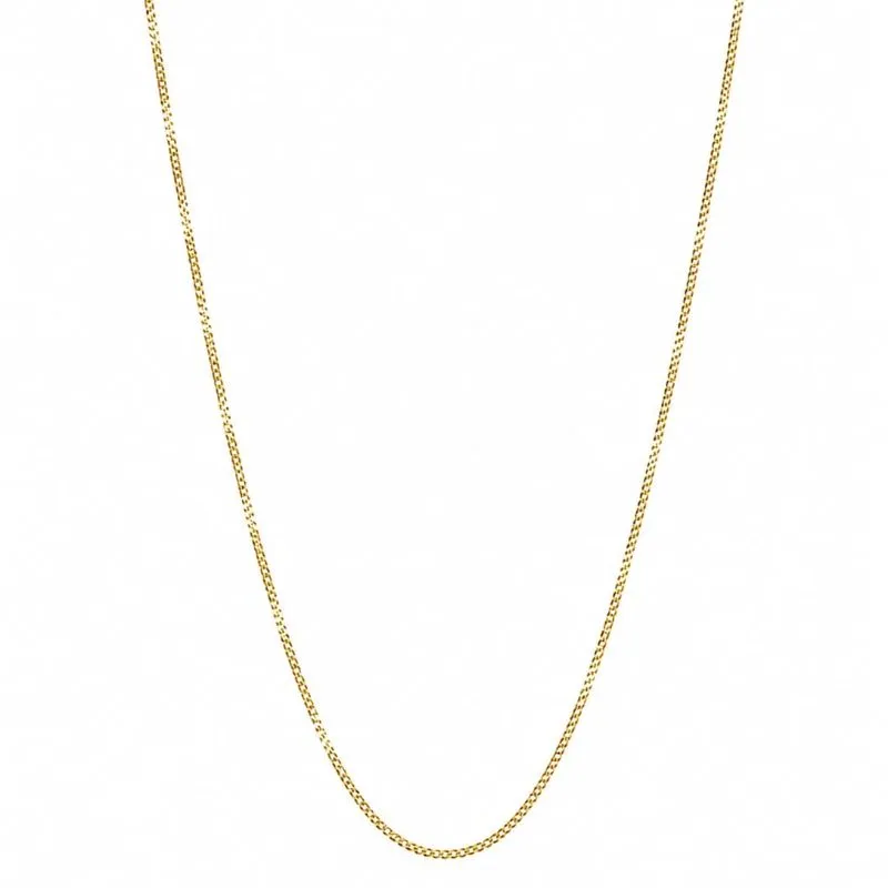 Corrente Veneziana 45cm Banhada a Ouro.