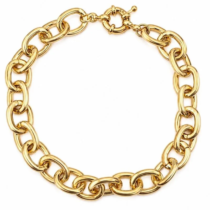 Pulseira Elo Cartie Dourada.