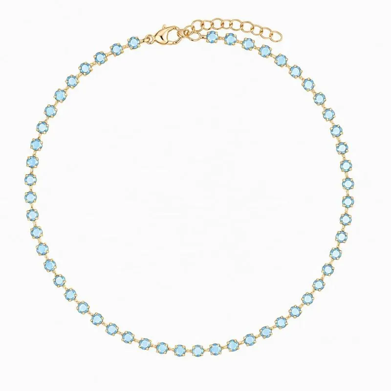 Pulseira Riviera Delicata Azul Bebê.