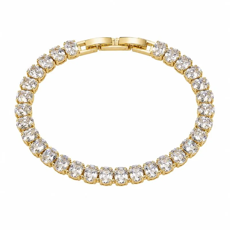 Pulseira Riviera Luxo Cristal.