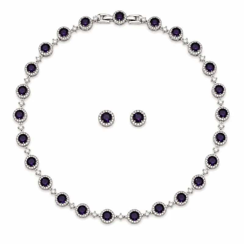 Conjunto Riviera Luxo em Ródio