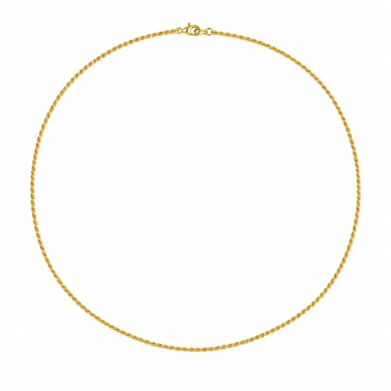 Cordão Baiano 50cm 1,5mm  Delicadeza e Sofisticação.