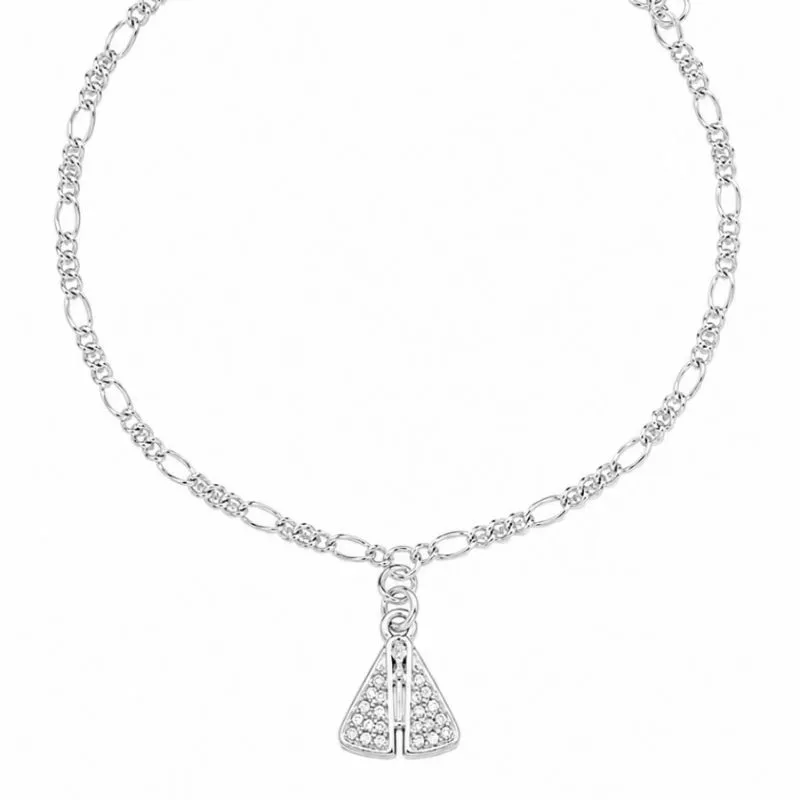 Pulseira Nossa Senhora Aparecida em Prata 925